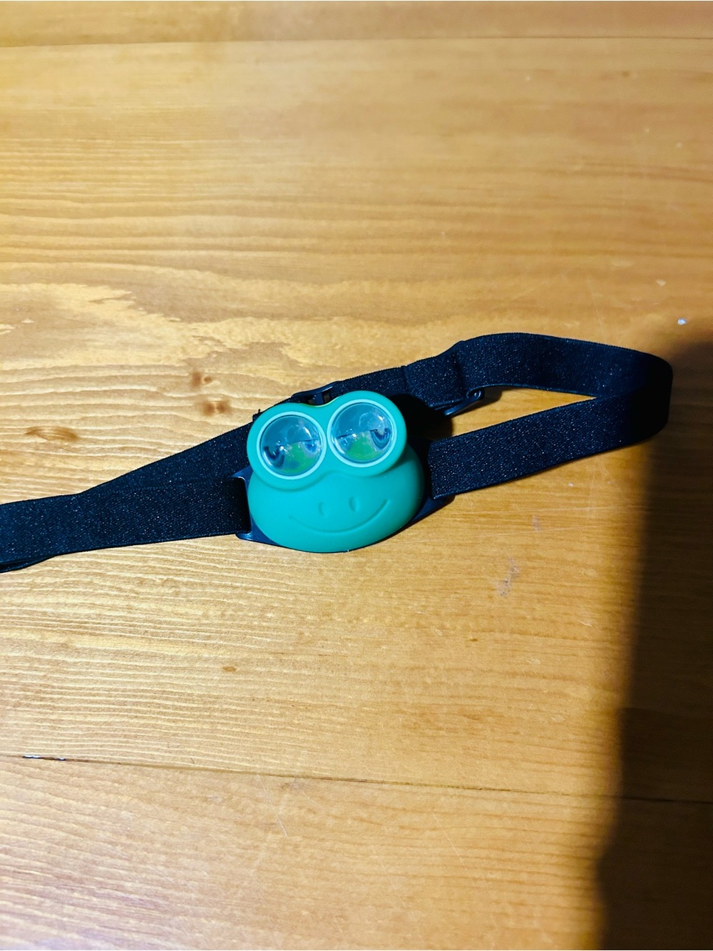 (3/$10) Kids Green Frog reading head lamp